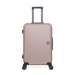 SWISS KOPPER SWISS KOPPER - Valise Weekend ABS SPIEZ 4 Roues 65 cm. Coloris disponibles : Rose, Gris, Beige, Noir, Bleu