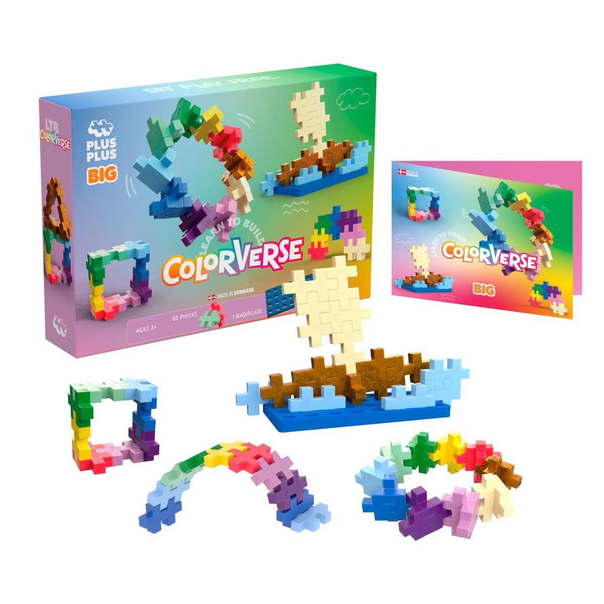 PlusPlus Kit decouverte Colorverse BIG - 60 Pcs