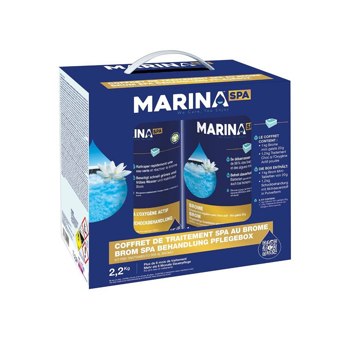 MARINA Coffret de traitement brome pour spa - Marina Spa
