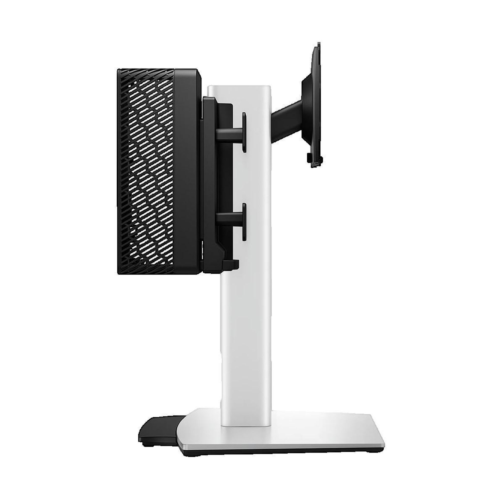 Voir la diapositive 3 : Dell Support Dell Compact Form Factor All-in-One Stand CFS25 Argent