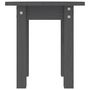Voir la diapositive 5 : VIDAXL Table basse Gris Ø 35x35 cm Bois massif de pin