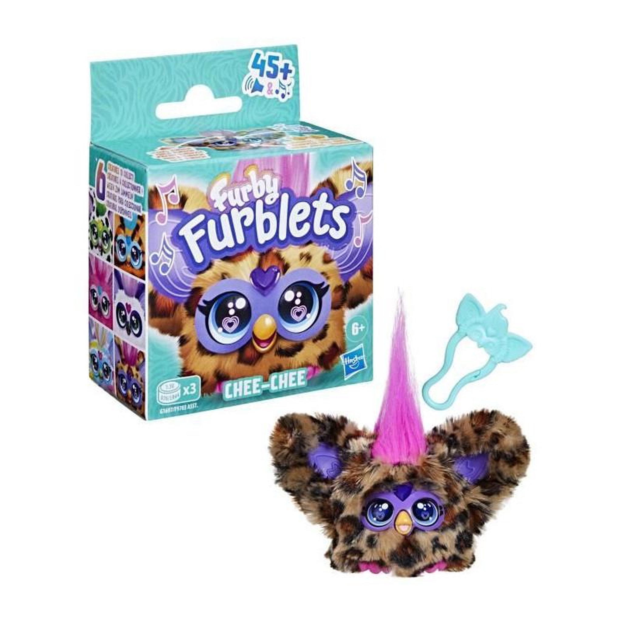 Voir la diapositive 2 : HASBRO Furby Furblets Chee-Chee, Mini peluche électronique pour filles et garçons, plus de 45 sons, a partir de 6 ans, Hasbro