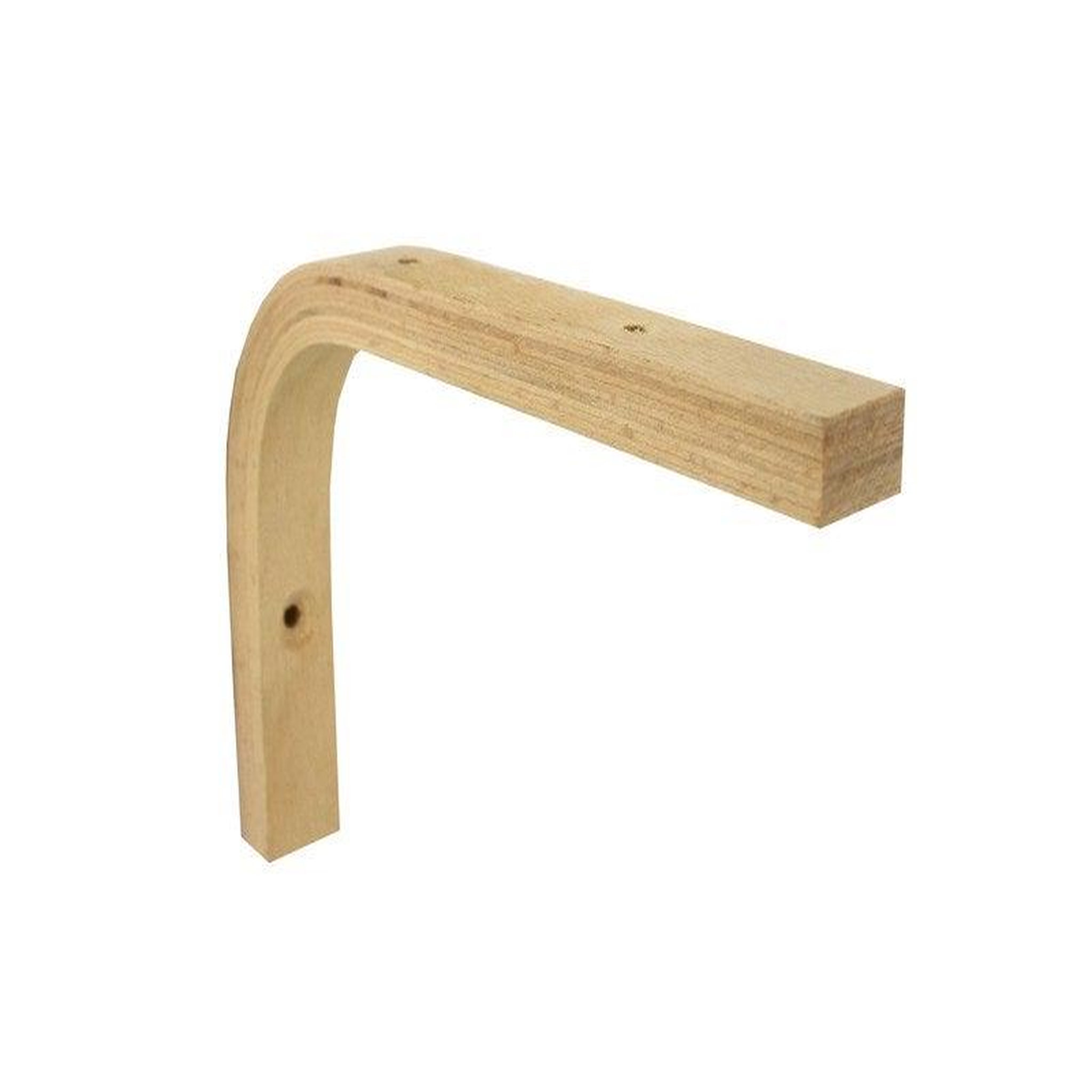 CIME Equerre Multiplis Bois Brut, H.10 X P.15 Cm