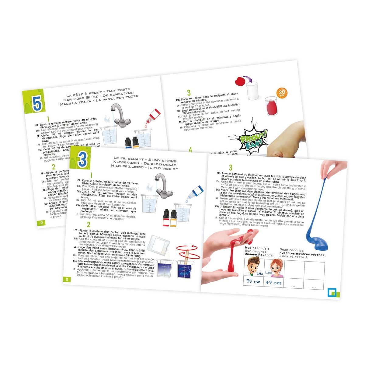 BUKI Mini lab slime gluant