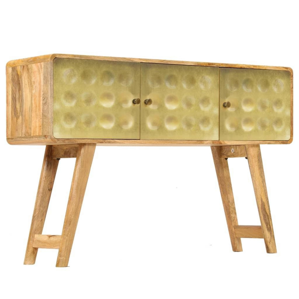 VIDAXL Buffet Bois de manguier massif 120x30x80 cm