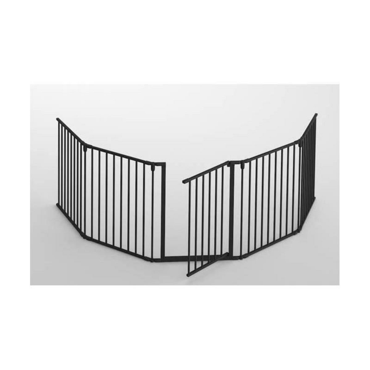 NORDLINGER PRO NORDLINGER PRO Pare feu pliable avec portillon - protection feu cheminee et poele