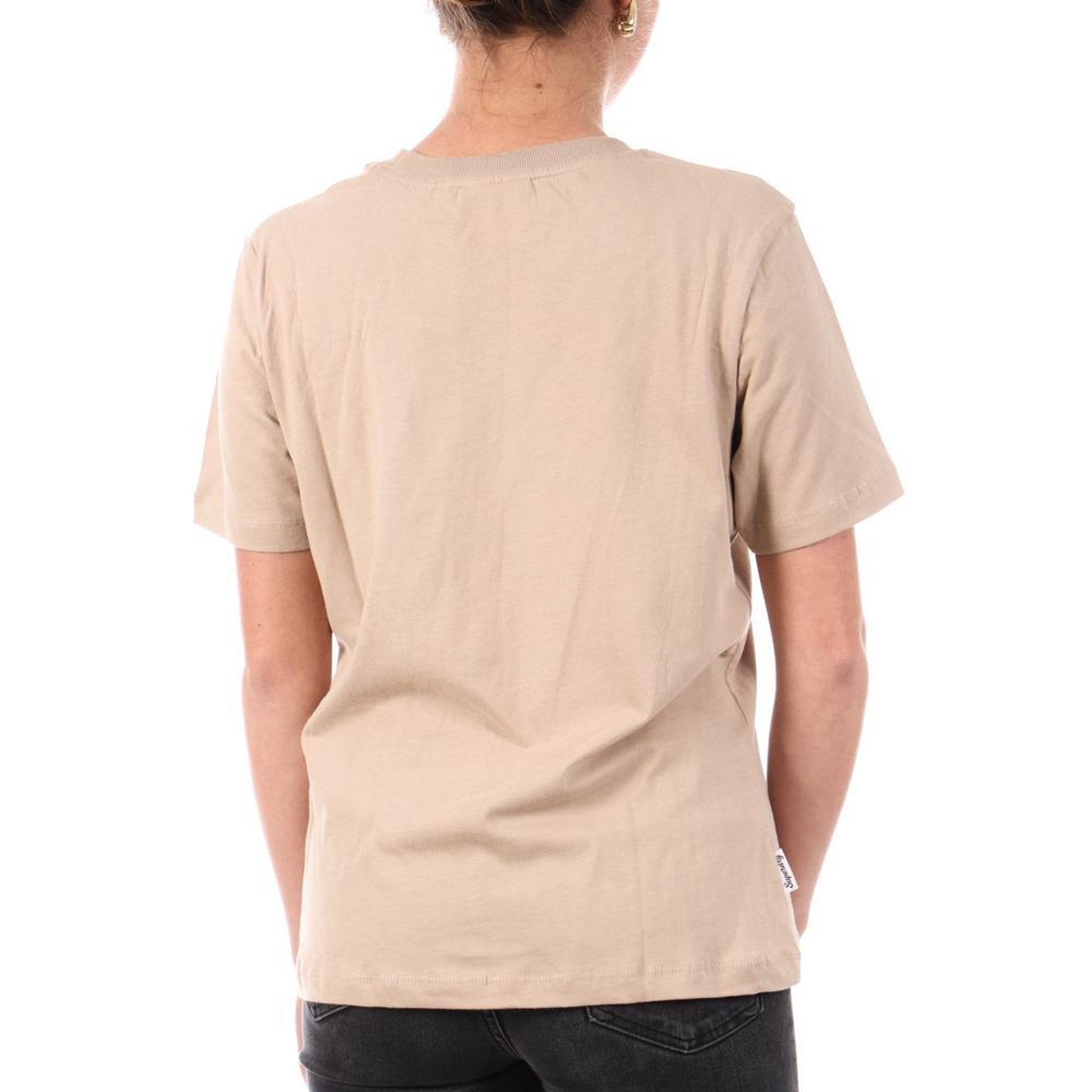 Voir la diapositive 2 : SUPERDRY T-Shirt Beige Femme Superdry W1011644A
