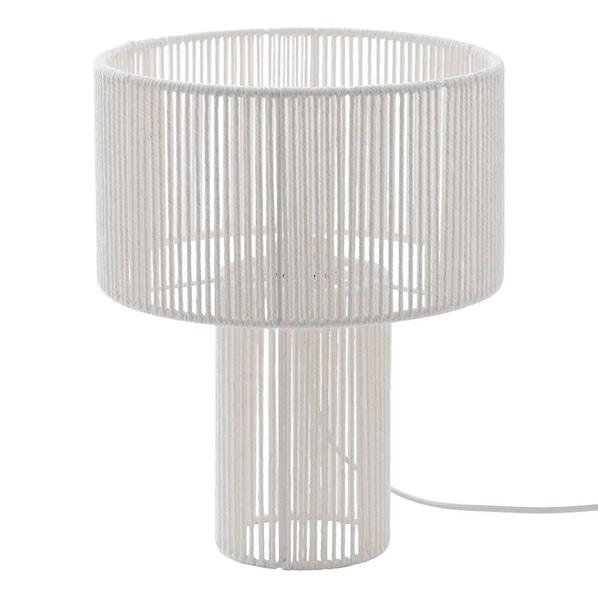 ATMOSPHERA Lampe à Poser en Métal  Miria  34cm Blanc
