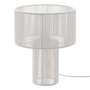 Voir la diapositive 1 : ATMOSPHERA Lampe à Poser en Métal  Miria  34cm Blanc