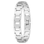 SC CRYSTAL Bracelet homme en acier inoxydable