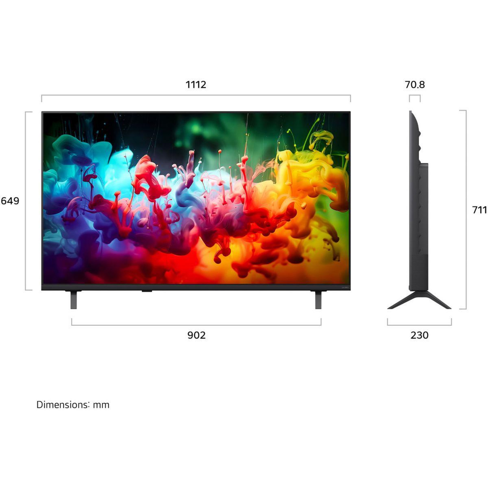 Voir la diapositive 2 : LG Tv mini led 50qned71b (2026) 50  (127 cm)