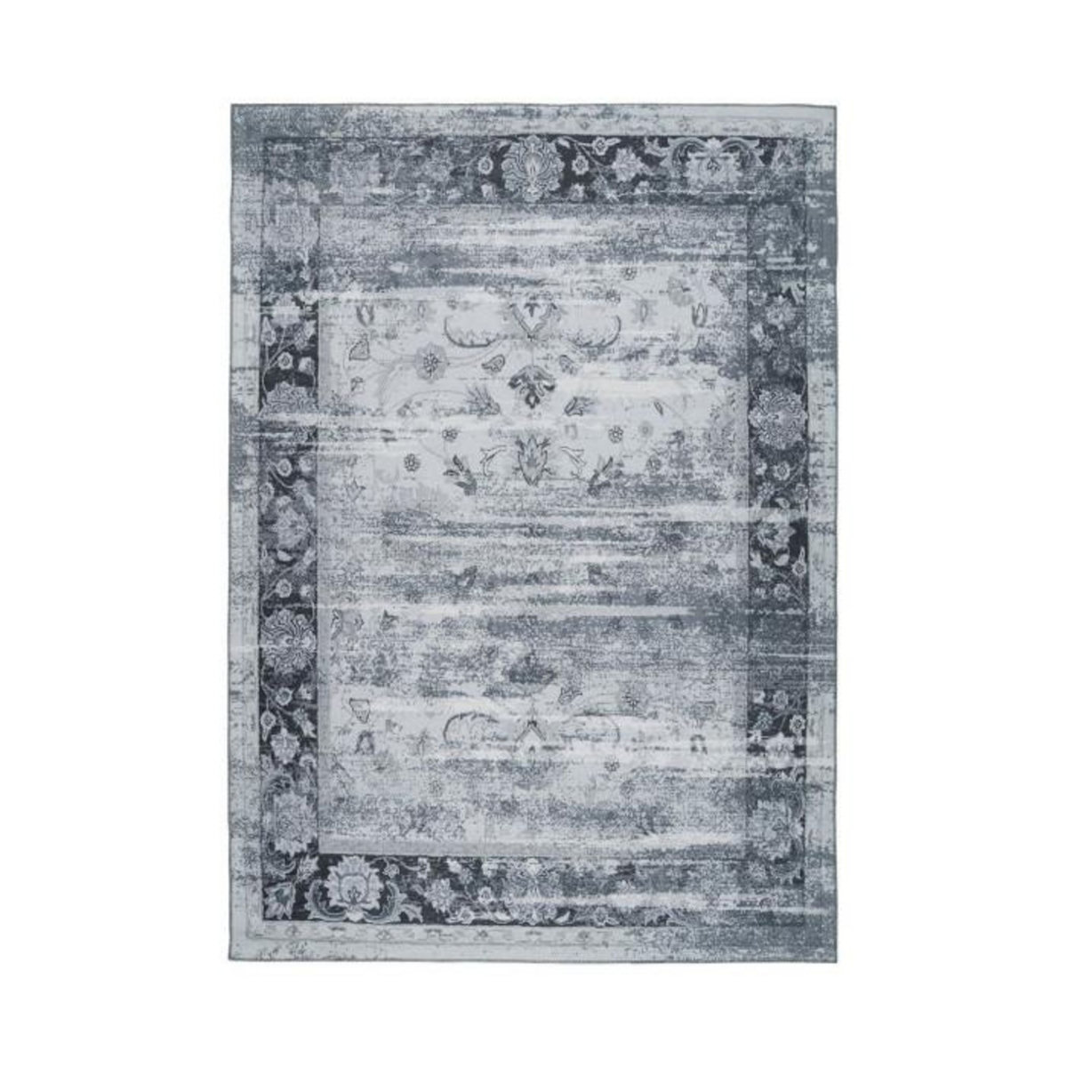 Paris Prix Tapis Vintage Motif Oriental  Galaxy II  Bleu