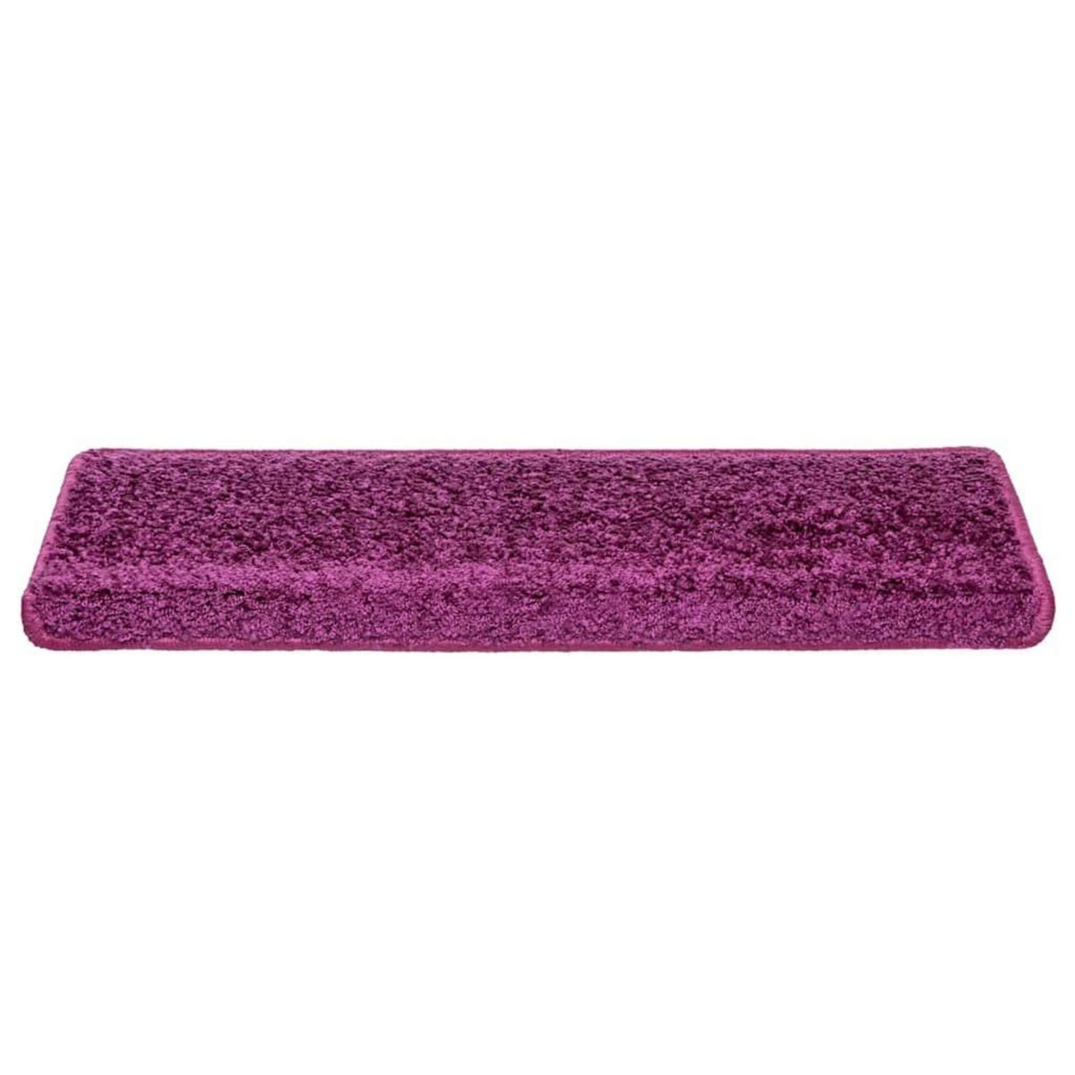 VIDAXL Tapis d'escalier 20 pcs 65x21x4 cm violet