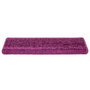 Voir la diapositive 3 : VIDAXL Tapis d'escalier 20 pcs 65x21x4 cm violet