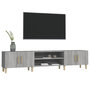 Voir la diapositive 4 : VIDAXL Meuble TV sonoma gris 180x31,5x40 cm bois d'ingenierie