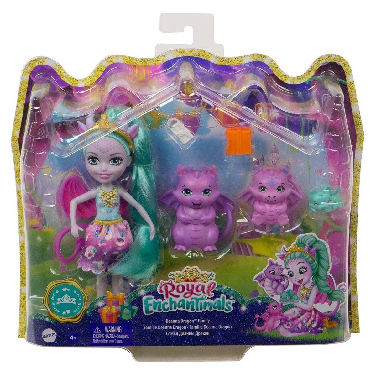 MATTEL Enchantimals famille animaux Deanna Dragon