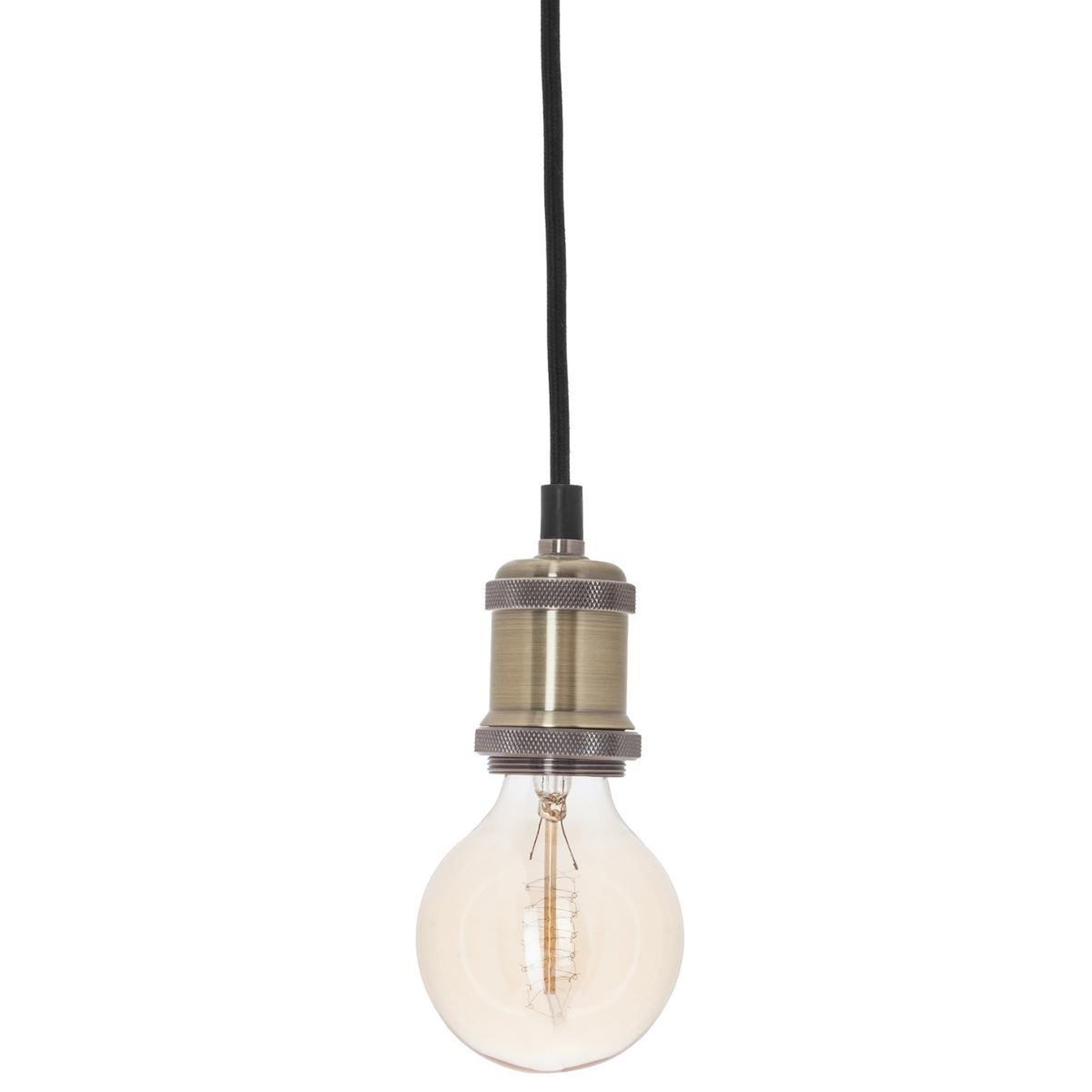 Voir la diapositive 1 : ATMOSPHERA Lampe Suspension en Métal  Electra  7cm Bronze