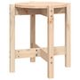 Voir la diapositive 2 : VIDAXL Table basse Ø 42,5x45 cm Bois massif de pin