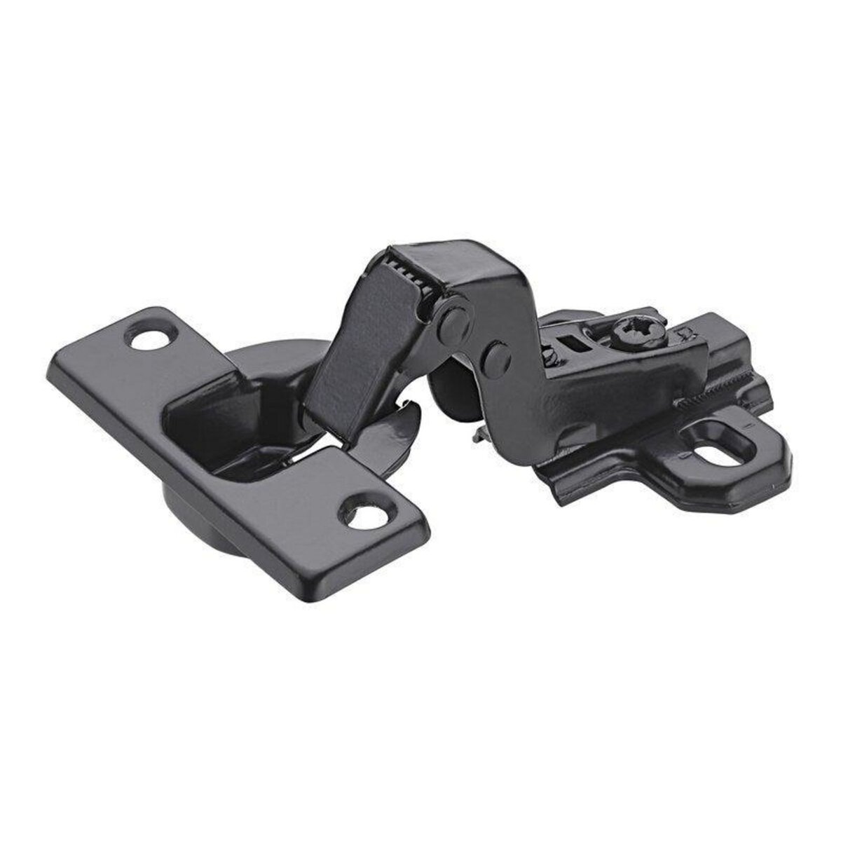 CENTRALE BRICO Charnière Slide On Rentrant, HETTICH, 35 mm, noir