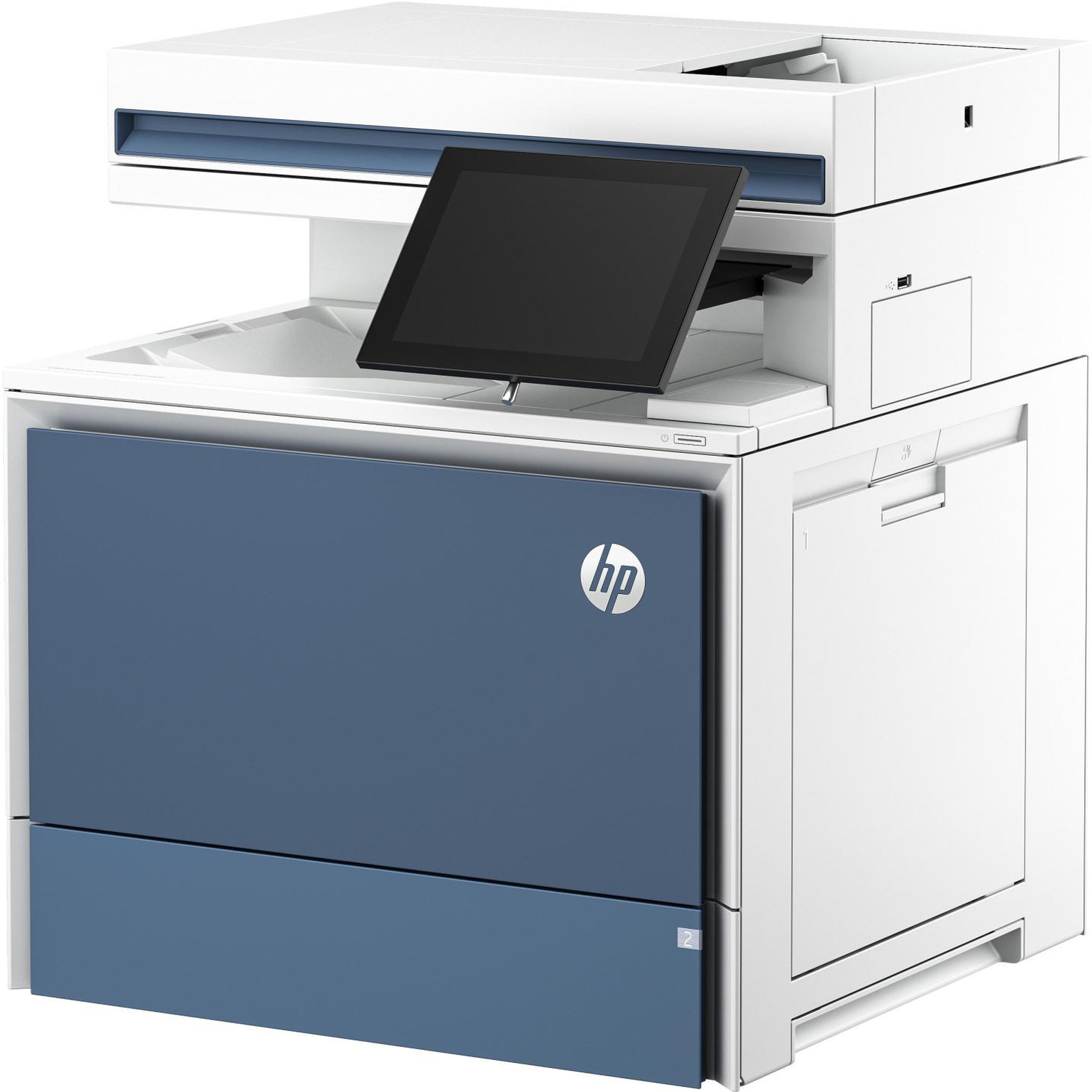 Voir la diapositive 3 : HP Imprimante HP 6QN29A LaserJet Color Enterprise MFP 5800dn Imprimante laser A4 1200 x 1200 DPI 43 ppm Blanc Bleu