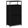 Voir la diapositive 4 : VIDAXL Armoire a chaussures noir 60x34x112 cm bois d'ingenierie