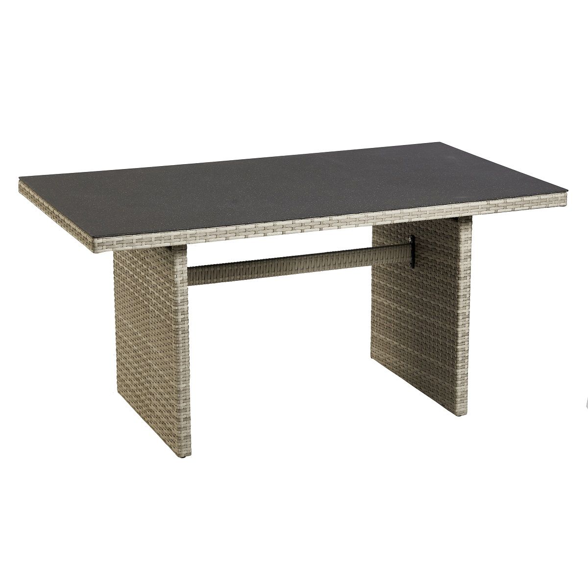 GARDENSTAR Salon bas de jardin 6 personnes en résine tressé