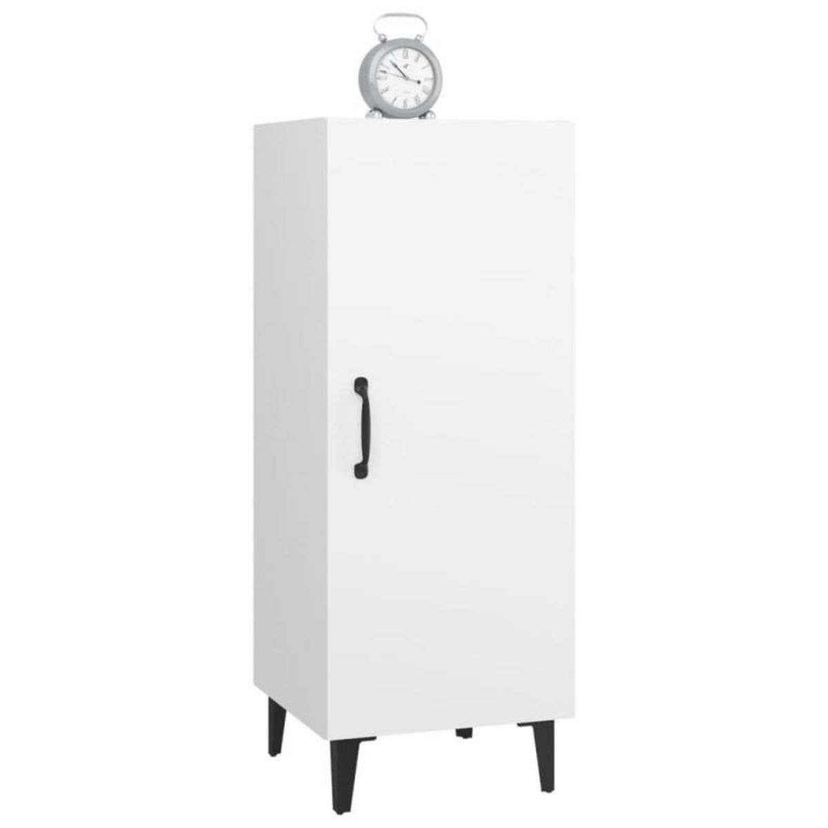 VIDAXL Buffet Blanc 34,5x34x90 cm Bois d ingénierie