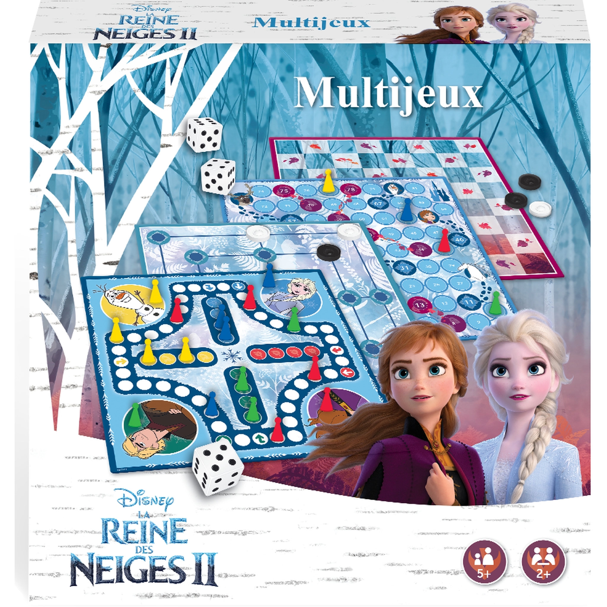 Voir la diapositive 1 : CARTAMUNDI Coffret multijeux Reine des Neiges 2