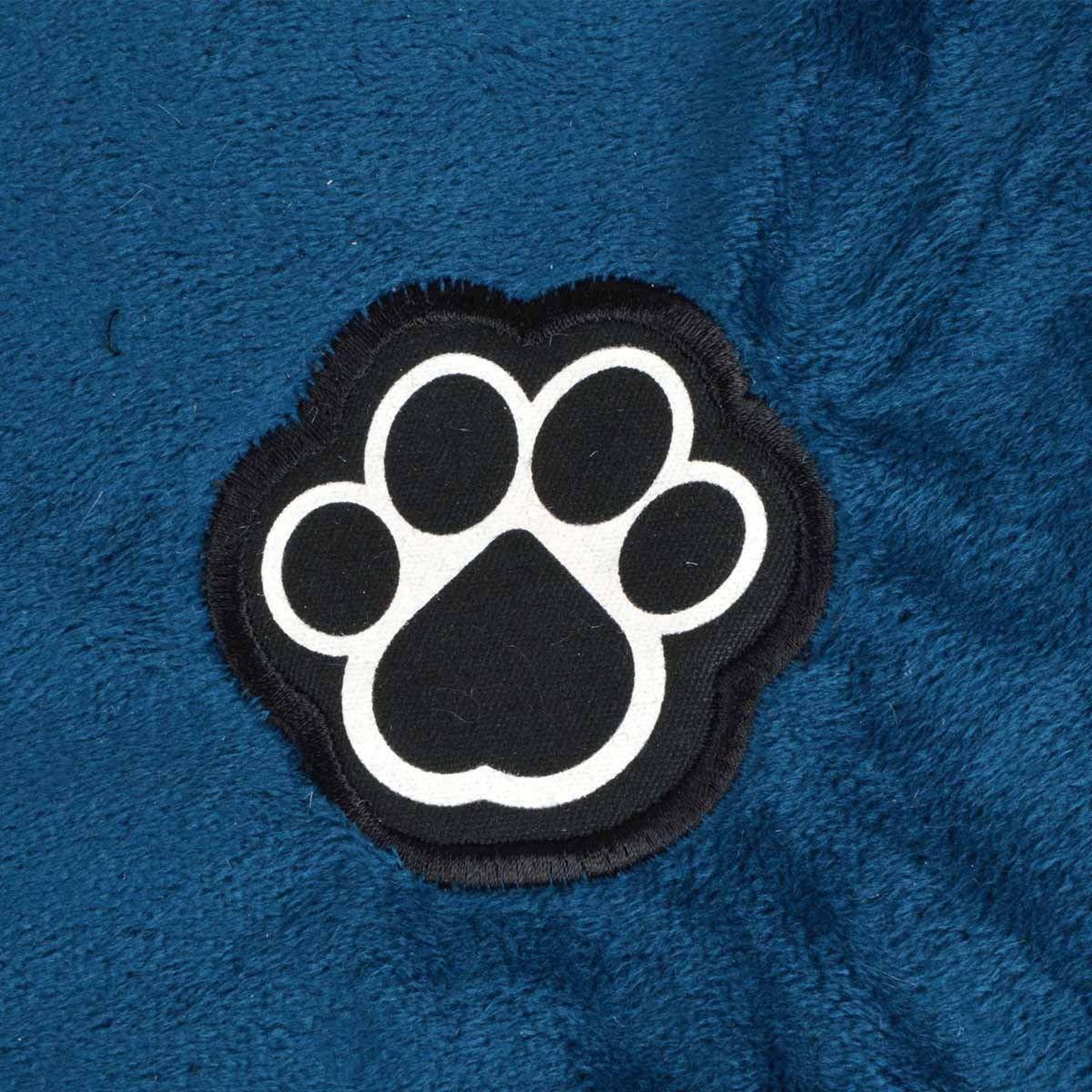 Voir la diapositive 3 : LOVE STORY Coussin pour chien & chat  patchy  117cm émeraude & charbon