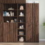 Voir la diapositive 1 : VIDAXL Buffet haut chene marron 40x41x185 cm bois d'ingenierie