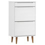 Voir la diapositive 2 : VIDAXL Armoire a chaussures MOLDE Blanc 59,5x35x103 cm Bois de pin