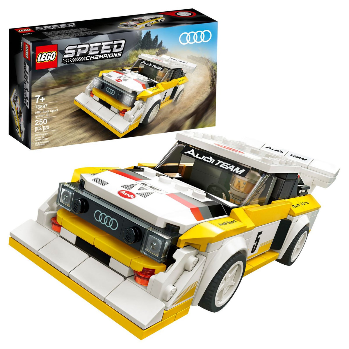LEGO Speed 76897 - La Voiture Audi Sport quattro S1 1985