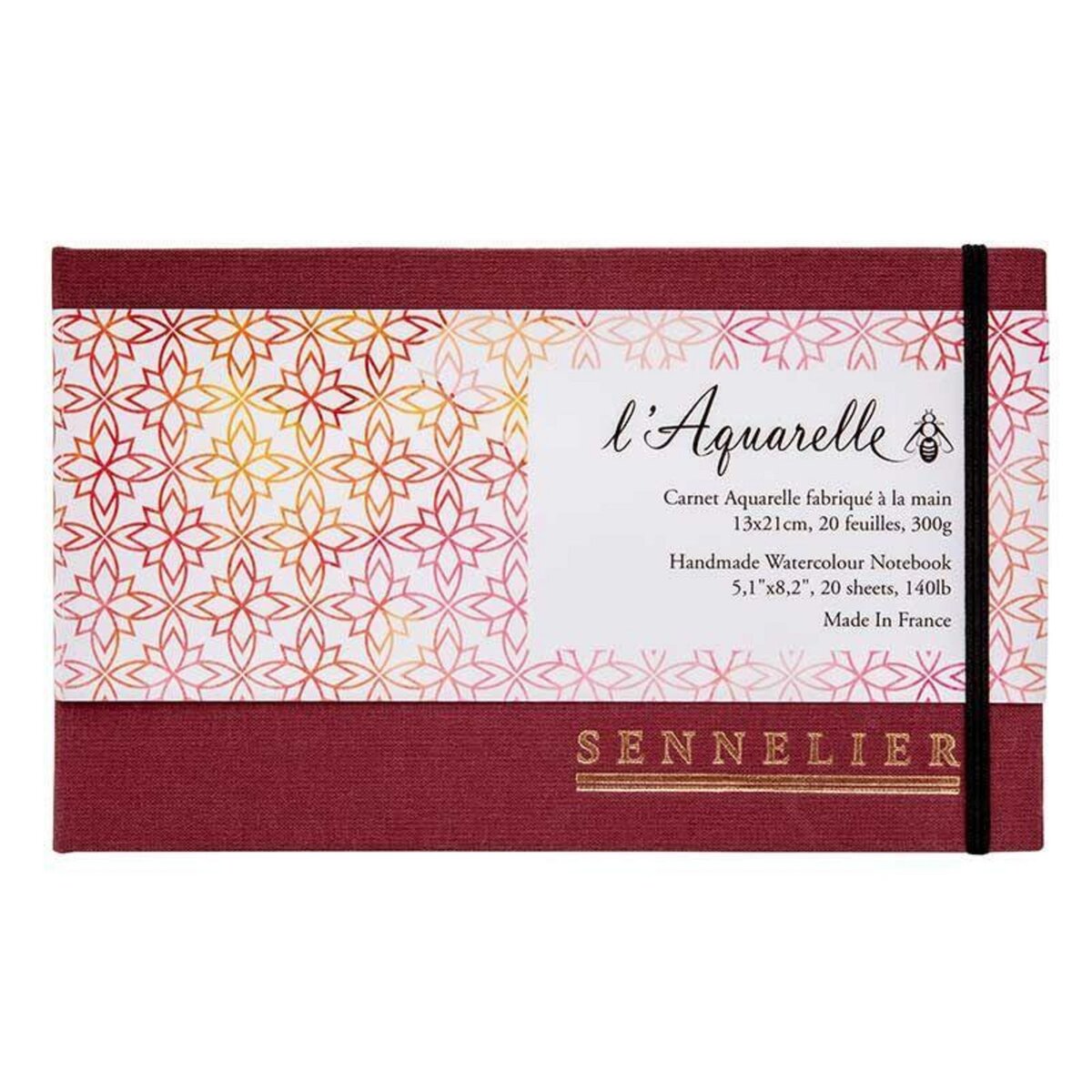 Rayher Carnet aquarelle - 13 x 21 cm - 20 feuilles - 300 g