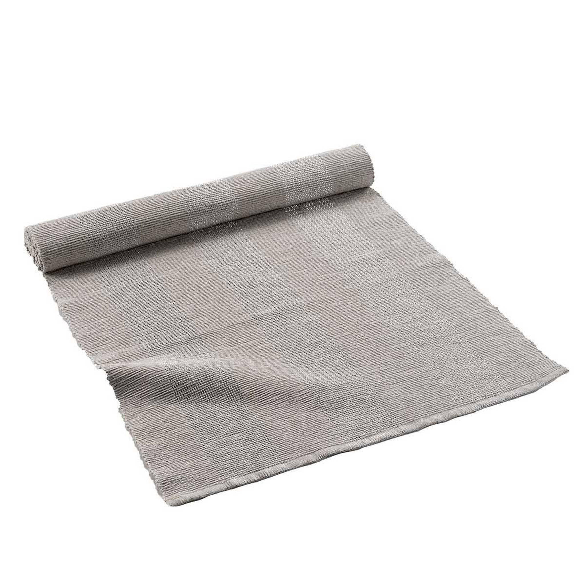 Douceur d'Intérieur Chemin de table en coton  eldora  40x140cm taupe