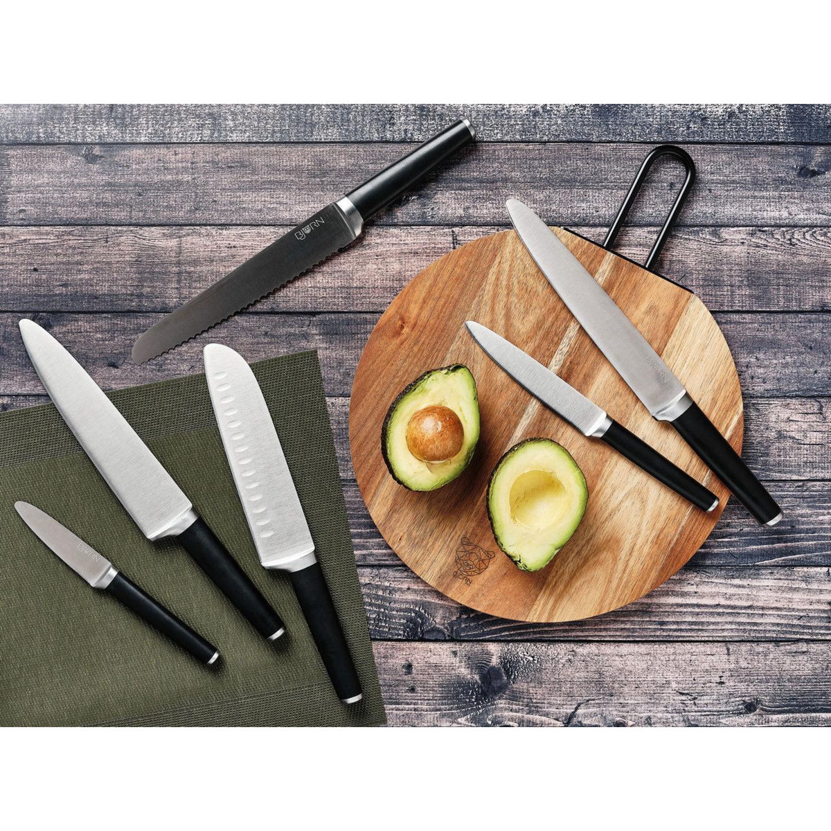 BJORN Bloc couteaux de cuisine JONA RAUMA - 7 pièces