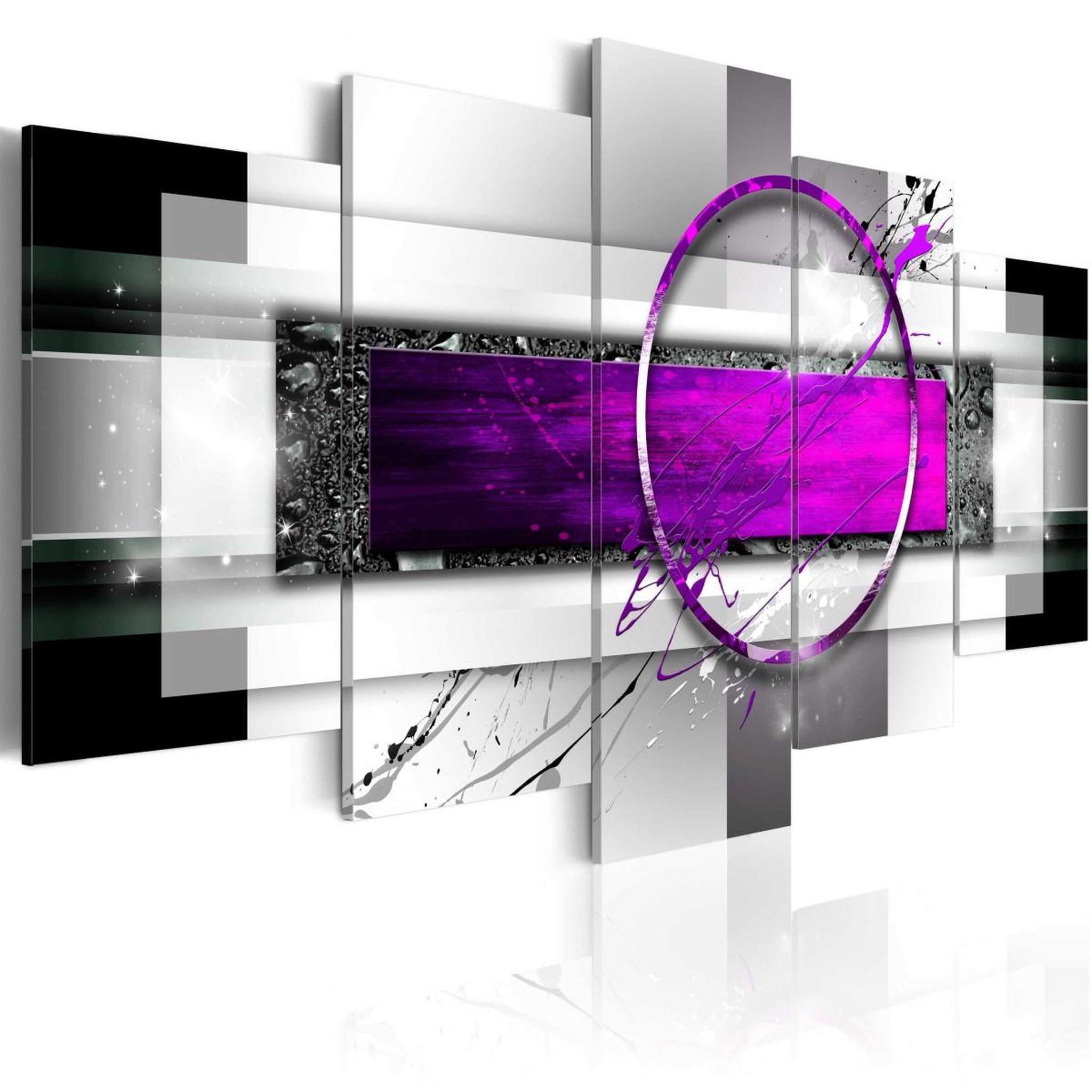 Paris Prix Tableau imprimé  purple rim. Coloris disponibles : Multicolore