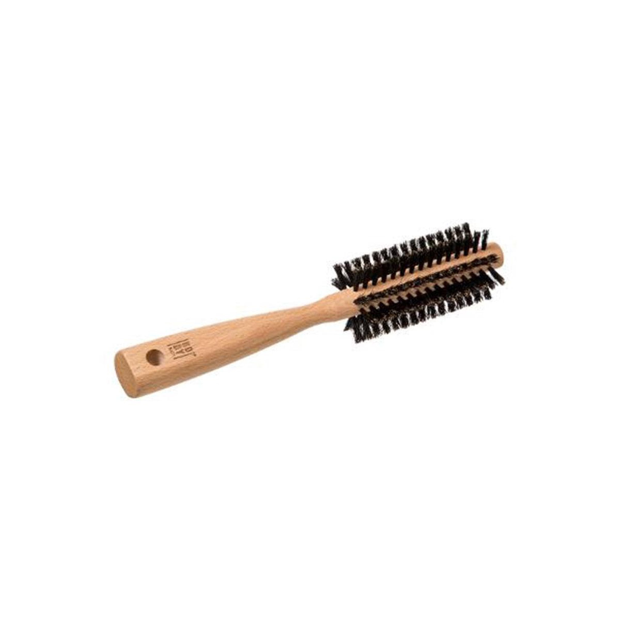 Body beauty Brosse à cheveux ronde  poils de sanglier  24cm naturel
