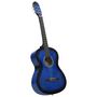 Voir la diapositive 6 : VIDAXL Jeu de guitare classique de débutant 12 pcs Bleu 4 4 39