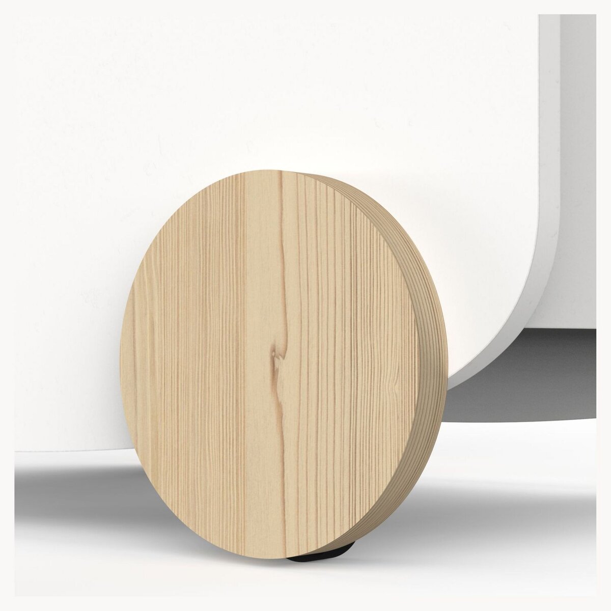 Chariot de rangement à roulettes blanc LINIA