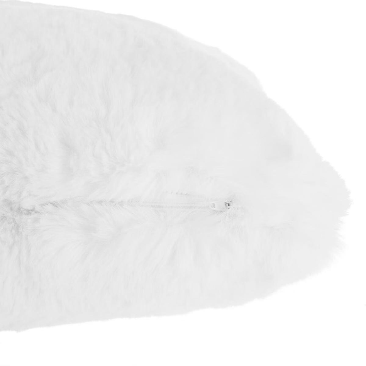Atmosphera Kids Coussin Déco  Imitation Fourrure  30x45cm Blanc