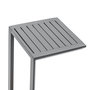 Voir la diapositive 3 : HESPERIDE Table d'appoint en aluminium gris Graphite Evasion - Hespéride