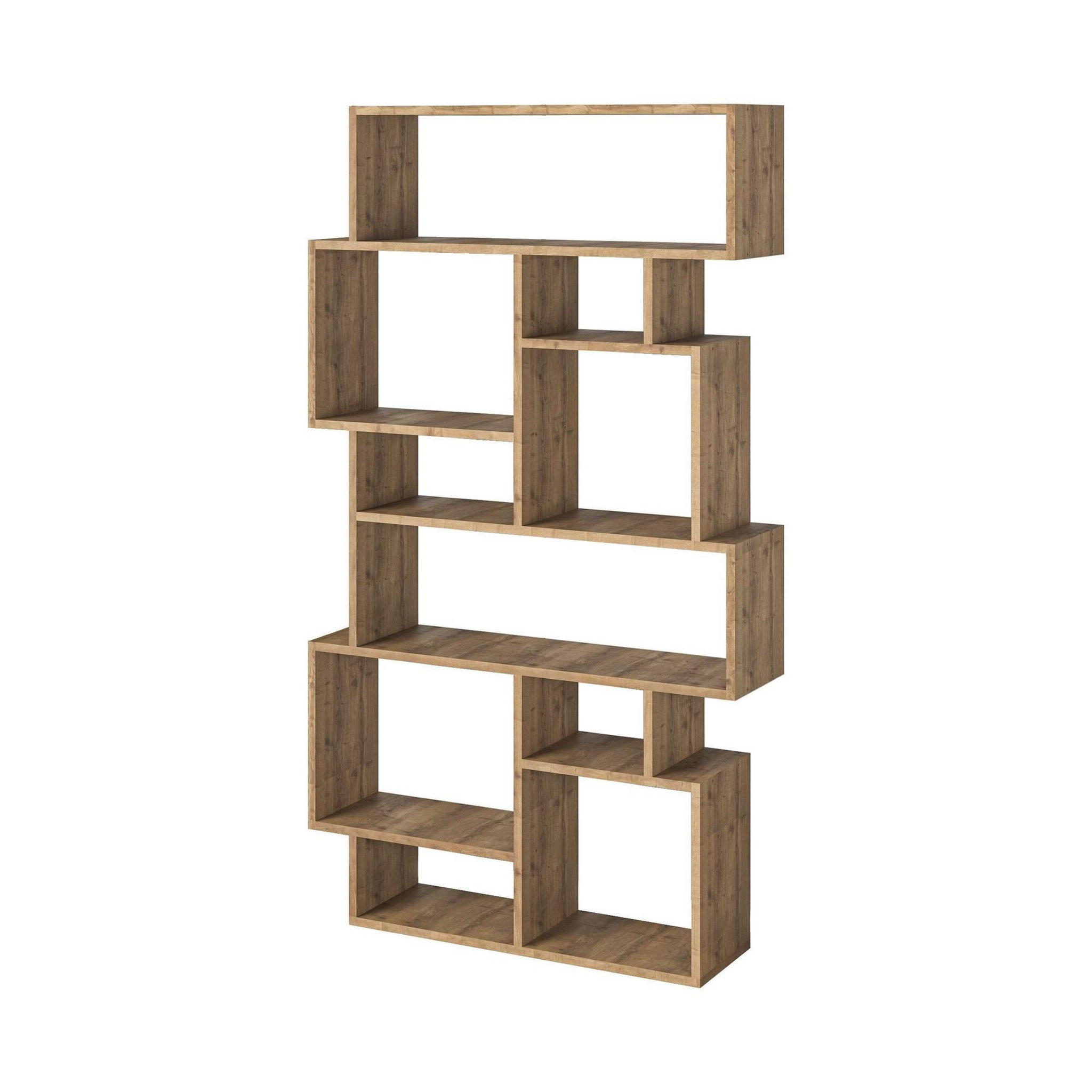 Habitat et Jardin Bibliothèque en bois  karmato  - 96 x 25 x 168 cm - marron