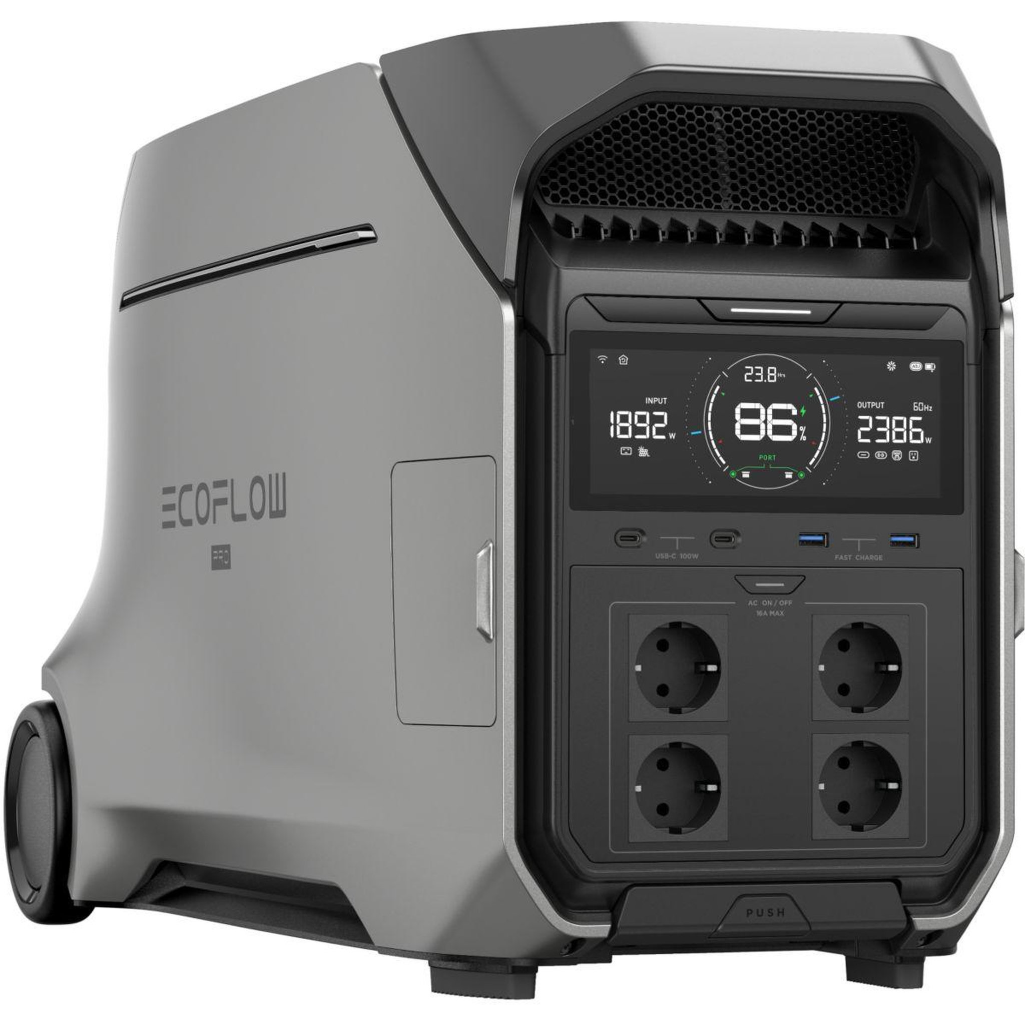 Voir la diapositive 3 : ECOFLOW Station de charge DELTA Pro 3 Portable Power Station