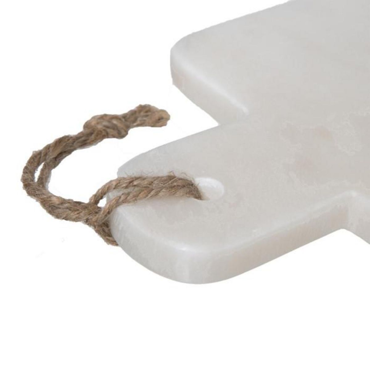 SECRET DE GOURMET Planche à Découper en Marbre  Geom  30cm Blanc