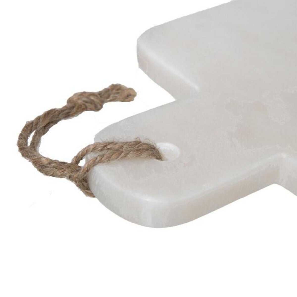 SECRET DE GOURMET Planche à Découper en Marbre  Geom  30cm Blanc