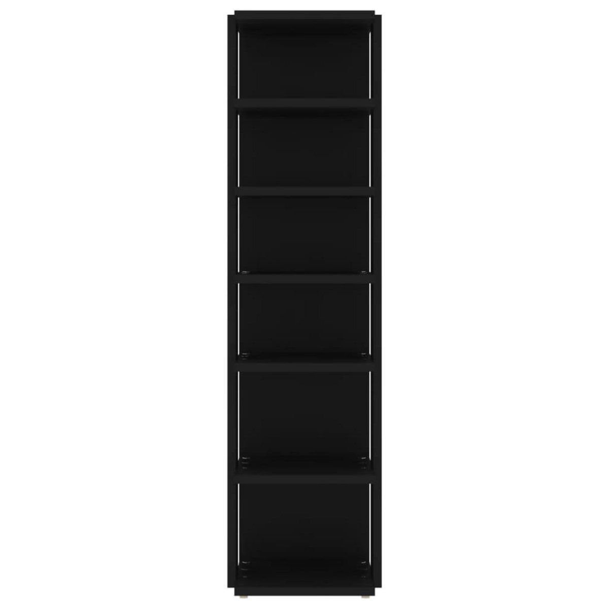 VIDAXL Armoire a chaussures Noir 27,5x27x102 cm Bois d'ingenierie