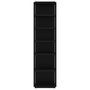 Voir la diapositive 4 : VIDAXL Armoire a chaussures Noir 27,5x27x102 cm Bois d'ingenierie