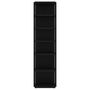 Voir la diapositive 4 : VIDAXL Armoire a chaussures Noir 27,5x27x102 cm Bois d'ingenierie