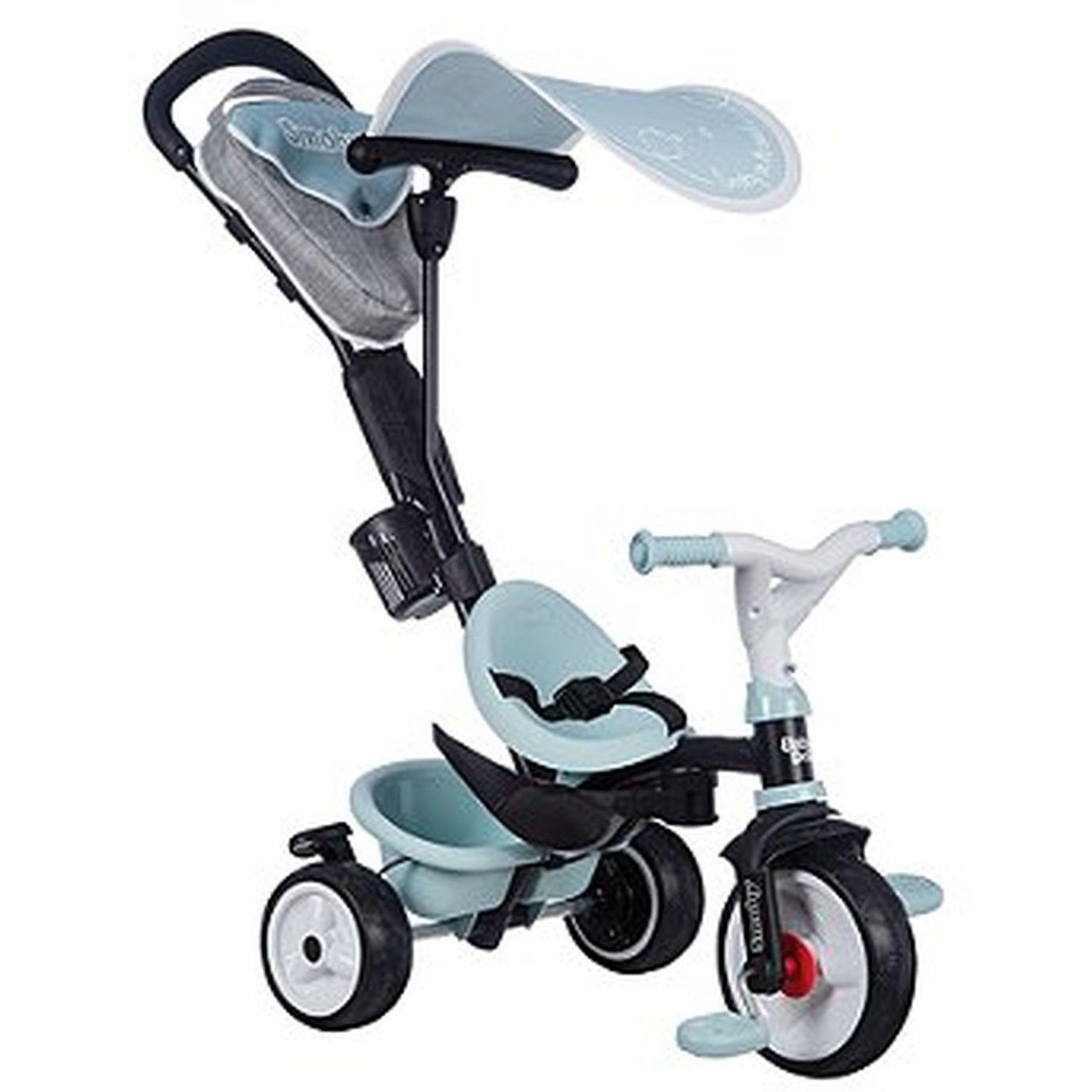 Voir la diapositive 2 : SMOBY Tricycle Baby Driver Plus - Bleu