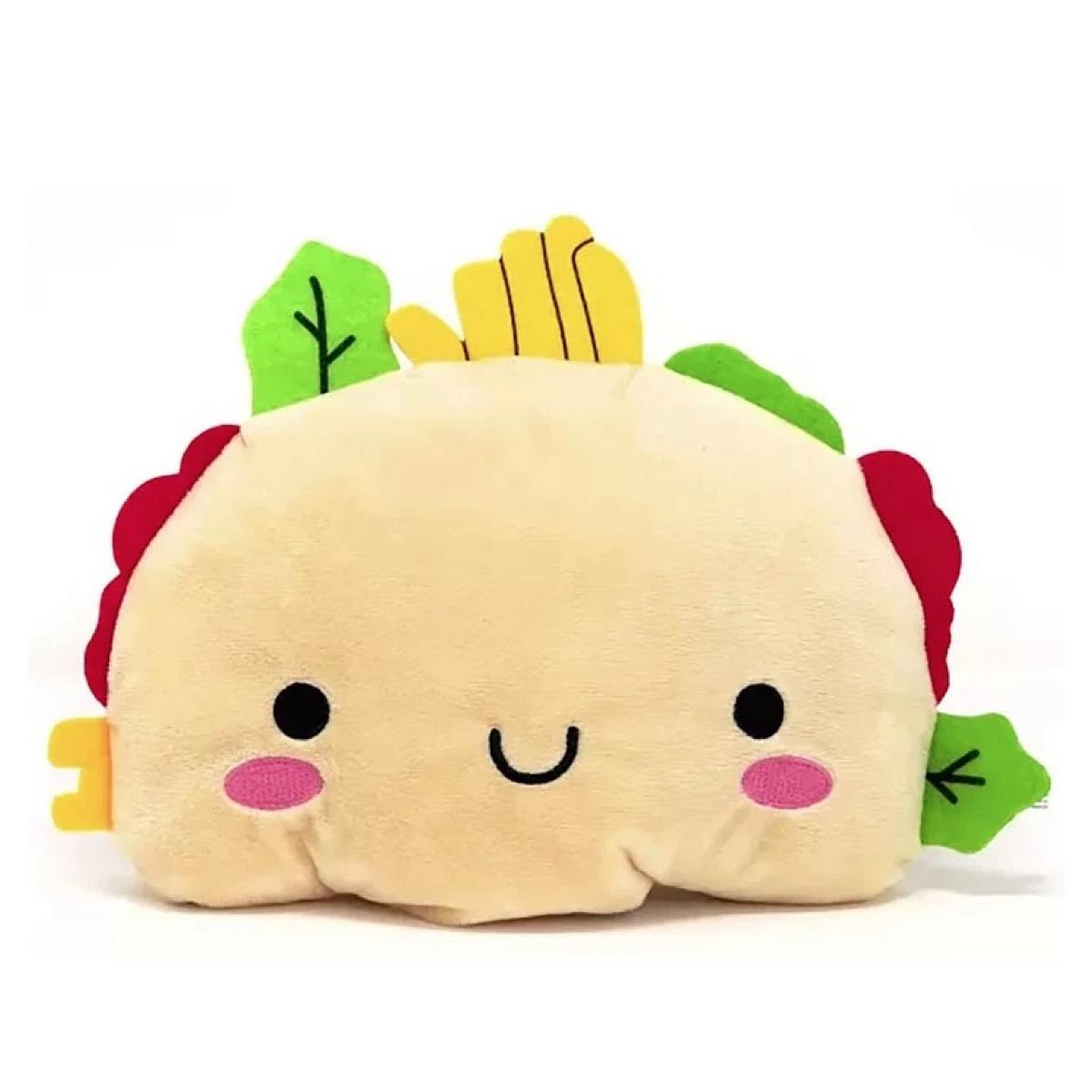 Voir la diapositive 2 : Blue orange Taco Plush Bouc Cheese Pizza
